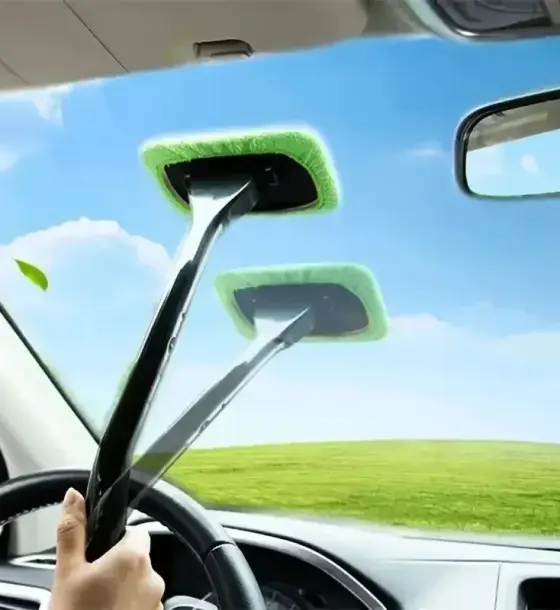 Auto esiklaasi puhastushari pika varrega