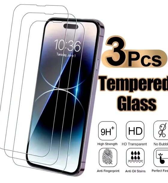 iPhone kaitseklaasid – 3 tk