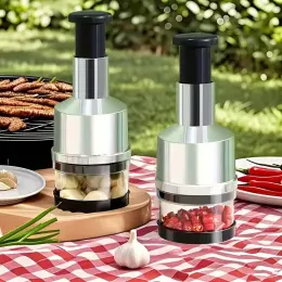 Käsitsi vajutatav küüslaugu ja sibula hakkija