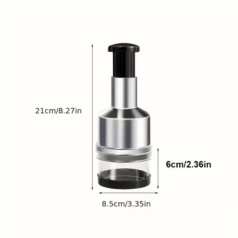 Käsitsi vajutatav küüslaugu ja sibula hakkija