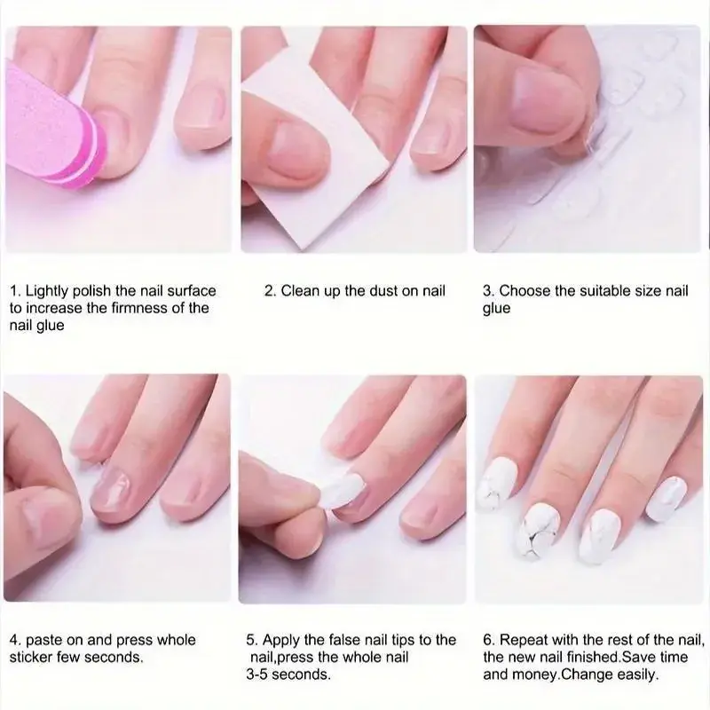 Kunstküünte liimikleepsud – 240 tk