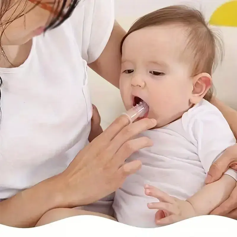 Silikoonist sõrmeotsaga hambahari