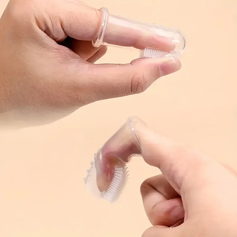 Silikoonist sõrmeotsaga hambahari