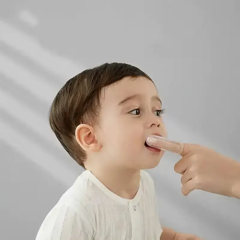 Silikoonist sõrmeotsaga hambahari