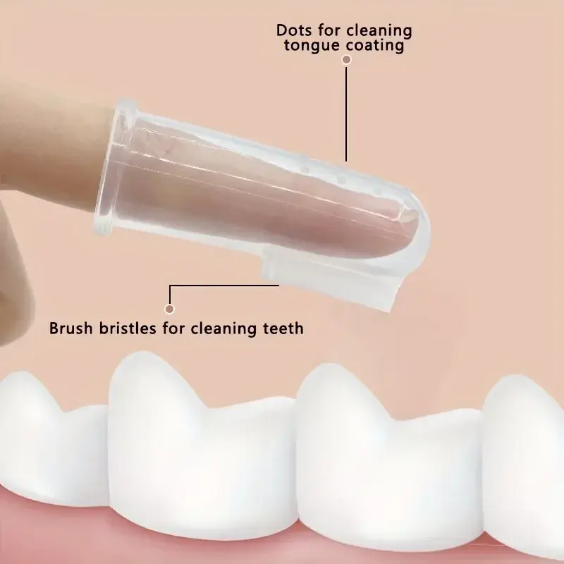 Silikoonist sõrmeotsaga hambahari