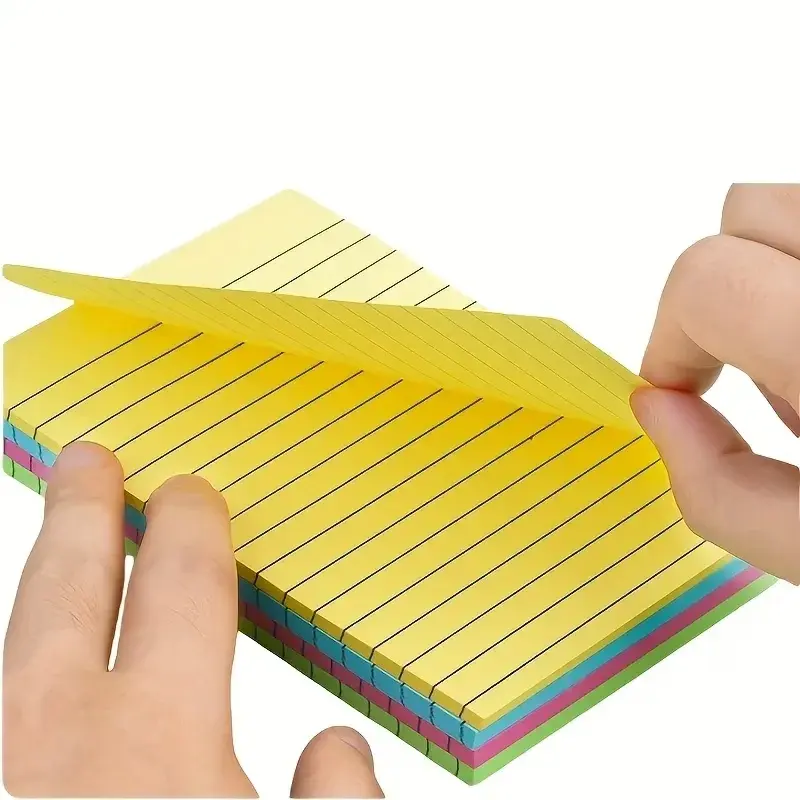 Värvilised märkmepaberid – 100 lehte (7,6 × 7,6 cm)