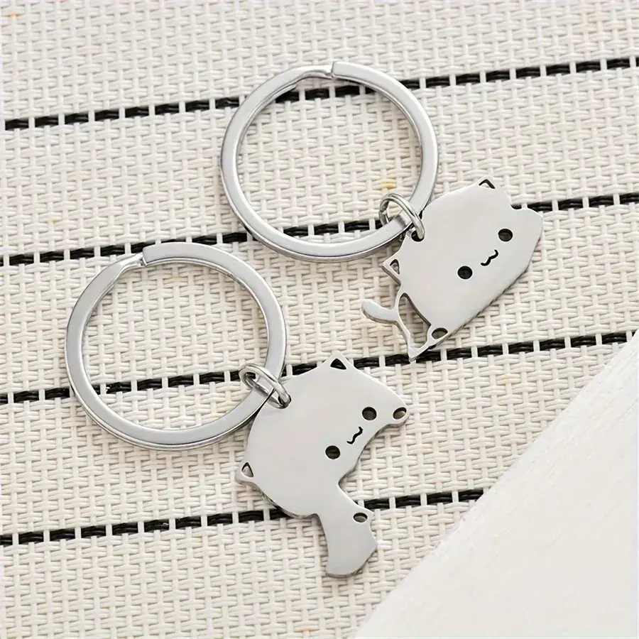 Armsad kassipoja võtmehoidjad – 2 tk