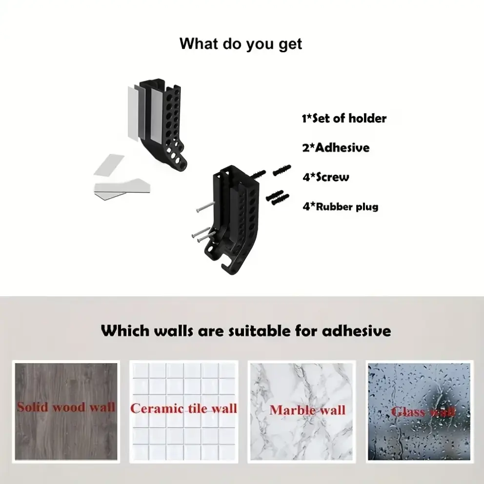 Seinale kinnitatav patareide hoidik (AA ja AAA)