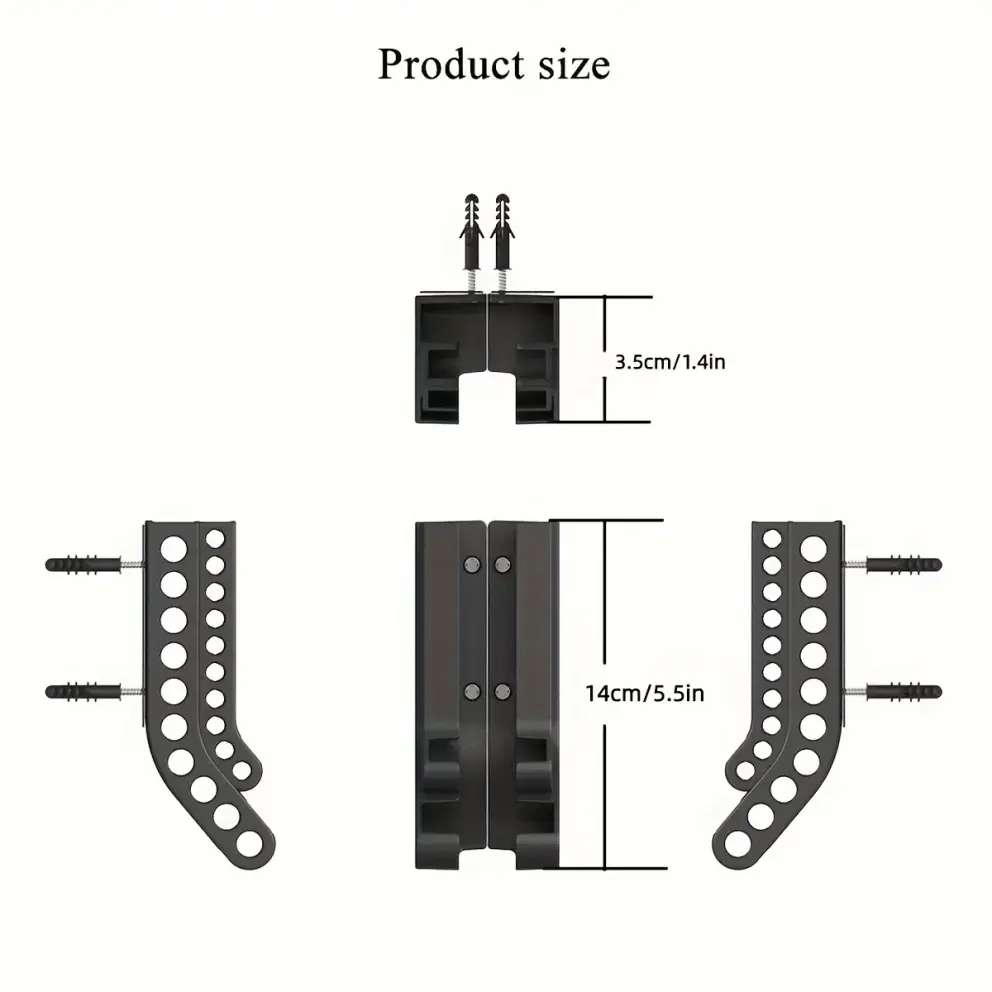 Seinale kinnitatav patareide hoidik (AA ja AAA)